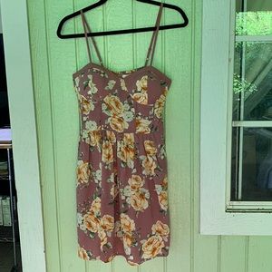 Gorgeous floral band of gypsies dress bodice